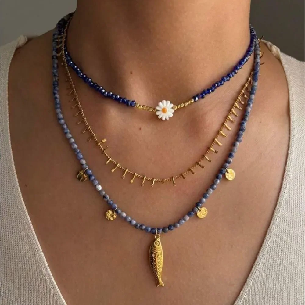Elegant Gold Necklace #1691 - Picture 1 of 3